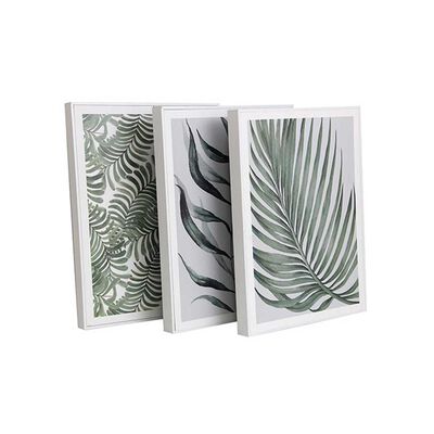 Imagen 1 del producto Set 3 Cuadros para Fotos Plástico Vgo 40 x 30 cm Blanco