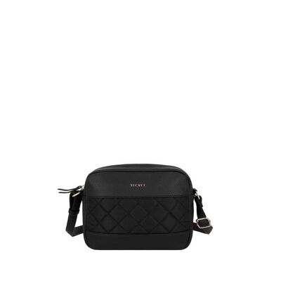 Cartera Bandolera Secret Aspen SC7 Peque&ntilde;a Negra