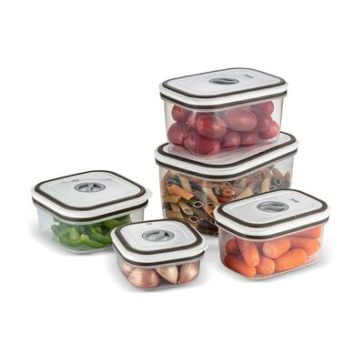 Imagen 2 del producto Set 8 Contenedores Plásticos Fensa Gris