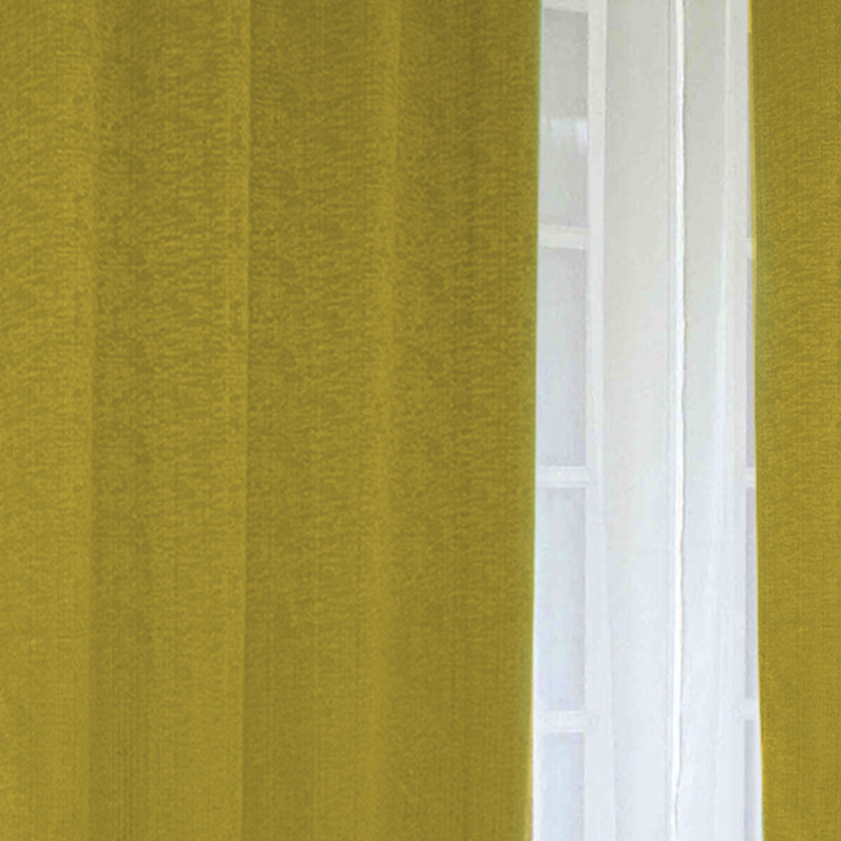 Combo Cortinas Doral Camila 220 x 140 cm Mostaza