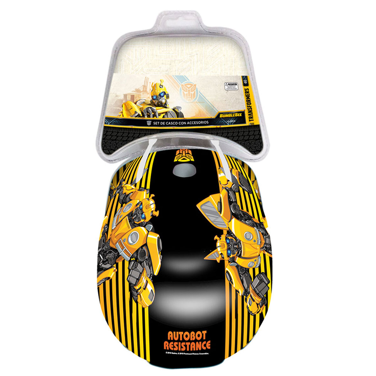Casco Y Rodilleras Bumblebee Hasbro