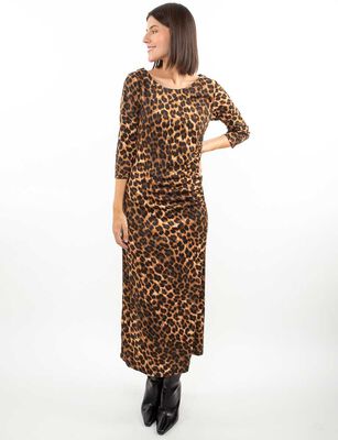 Imagen 2 del producto Vestido Maxi Manga Larga Mujer Zibel Animal-Pri