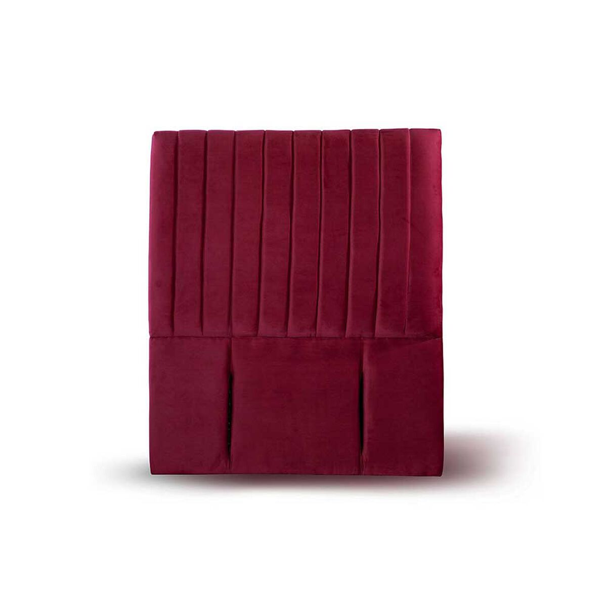 Respaldo Latam Home 1,5 Plazas Sorrento Tela Velvet Burdeo