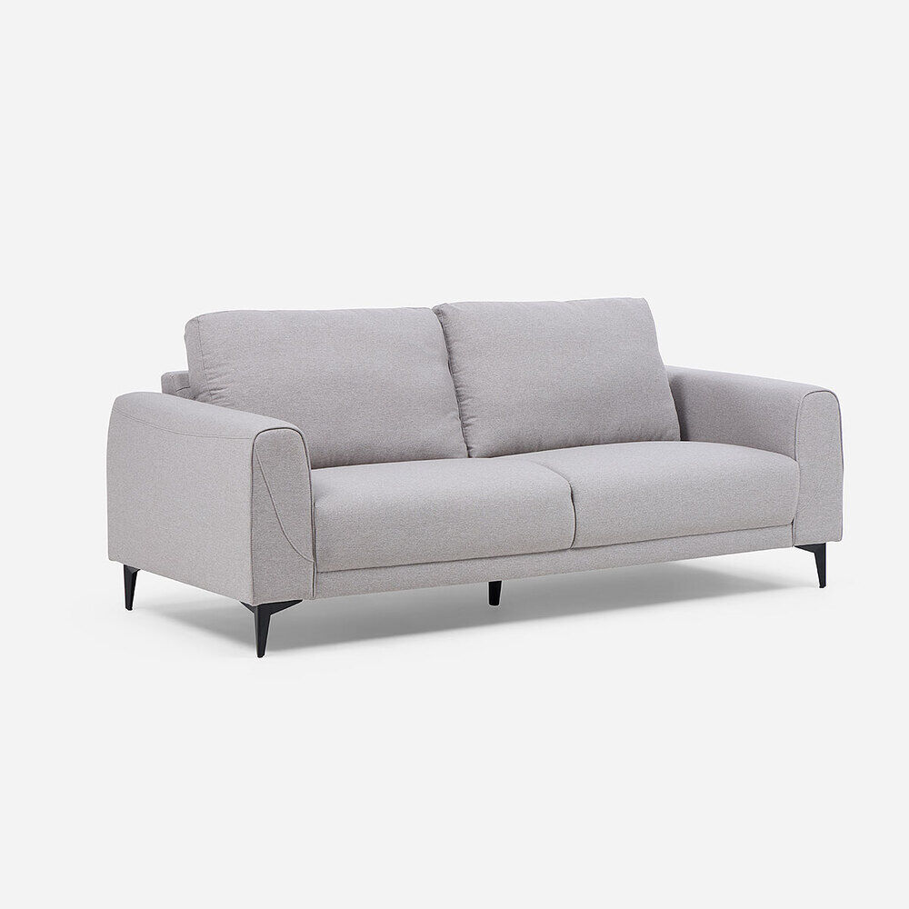 Sofá Rosen Padua 3 Cuerpos Gris Perla