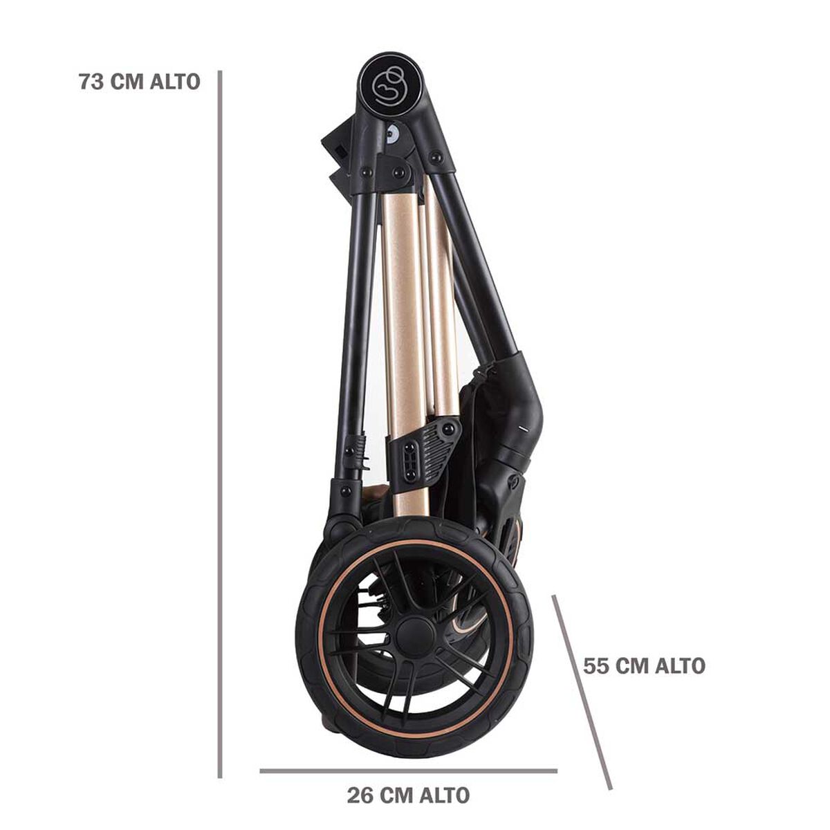 Coche Travel System Neo Gris Bebesit