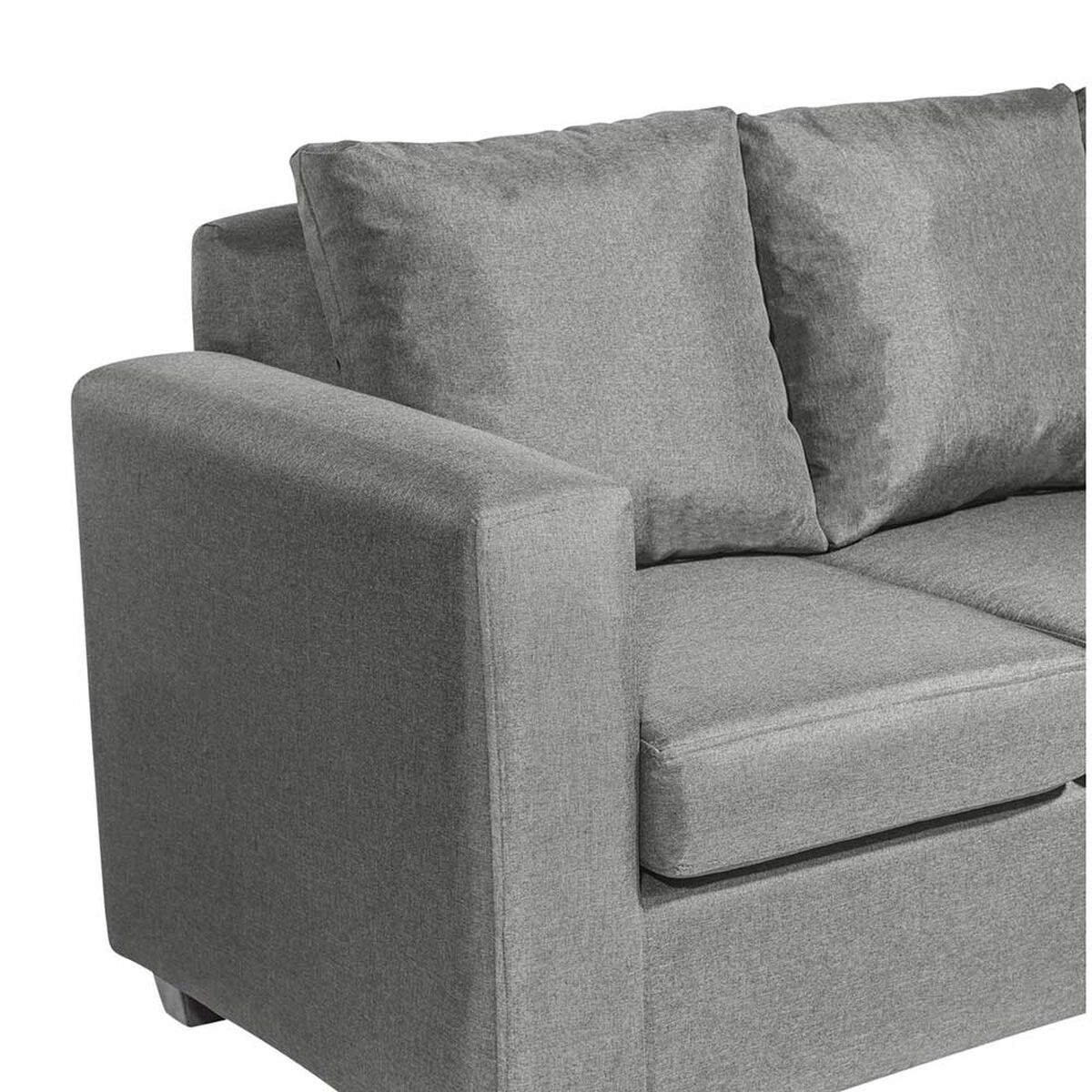 Sofá Deco Outlet Turín 3 Cuerpos Gris Claro