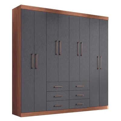 Imagen 2 del producto Clóset Onessta Liberpool 8 Puertas 6 Cajones Jatoba Grafito