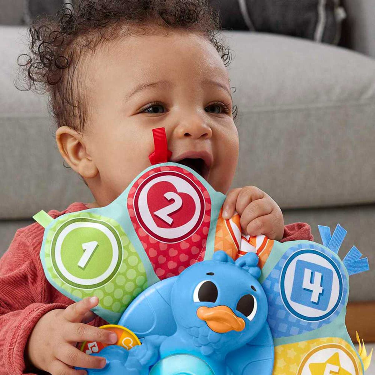 Juguete Pavo Real Plumas Coloridas Fisher-Price