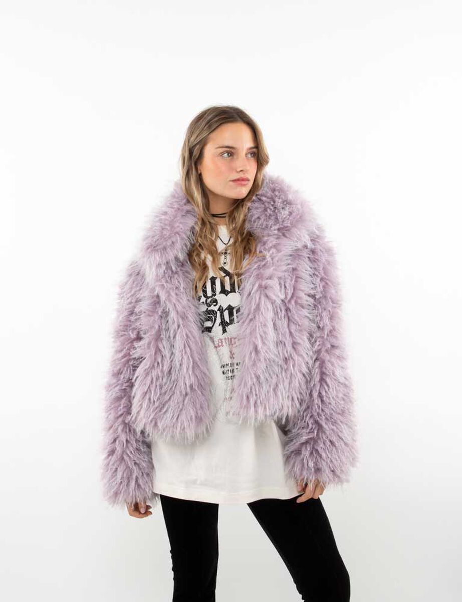 Chaqueta Peluda Mujer Icono