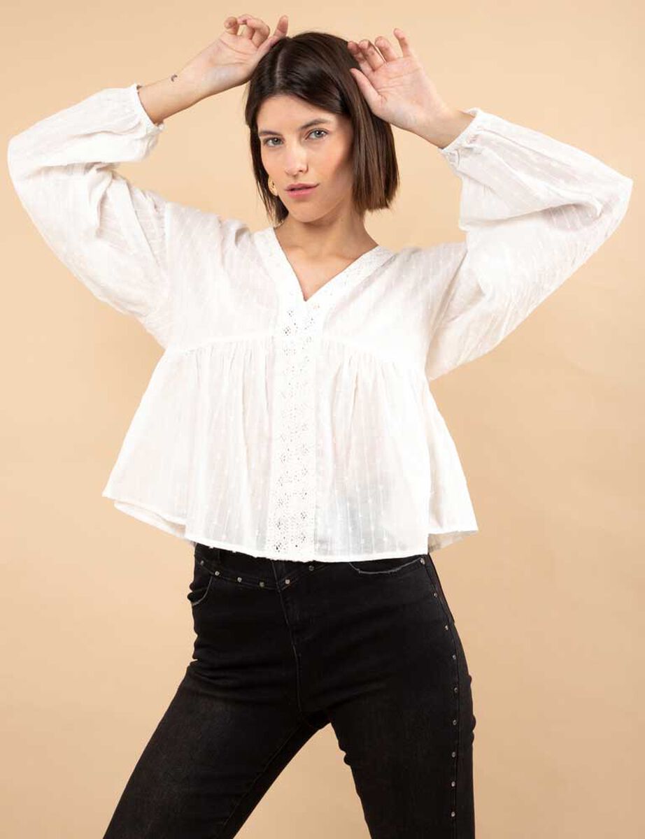 Blusa Manga Larga Mujer Zibel