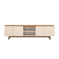 Rack TV Vekkahome Nadine Hasta 75"" Beige Café