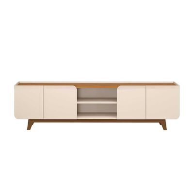 Rack TV Vekkahome Nadine Hasta 75" Beige Café