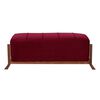 Banqueta Latam Home Marsella Tela Velvet Burdeo