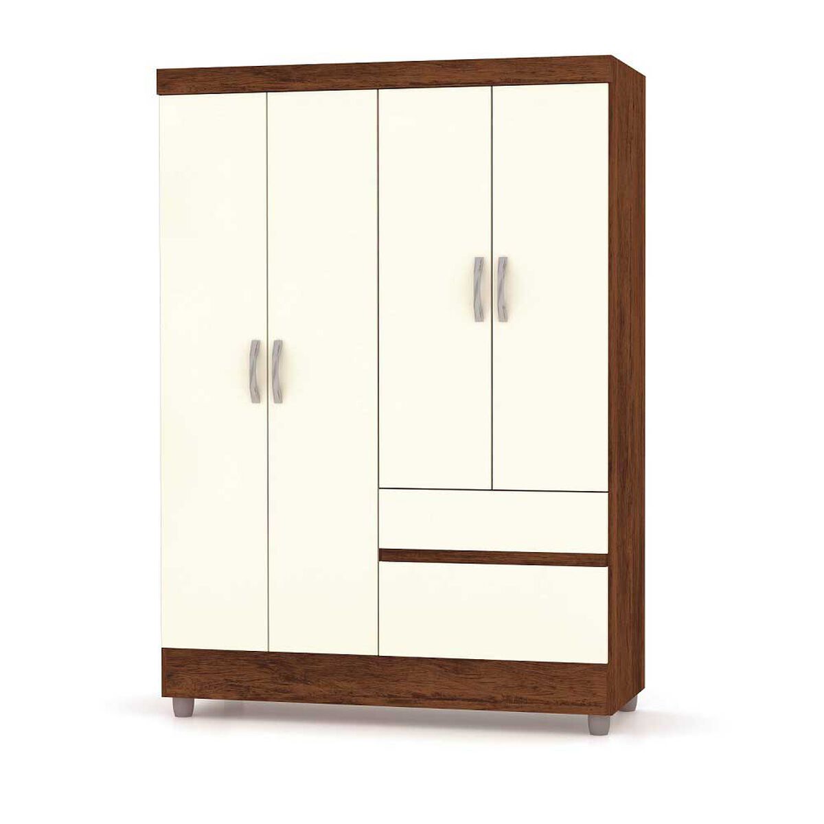 Clóset KEA Ideal 4 Puertas 2 Cajones Champagne