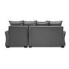 Seccional Derecho Living Factory Montreal 4 Cuerpos Gris