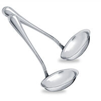 Set 2 Cucharas Salsa Acero Inoxidable Cordoba