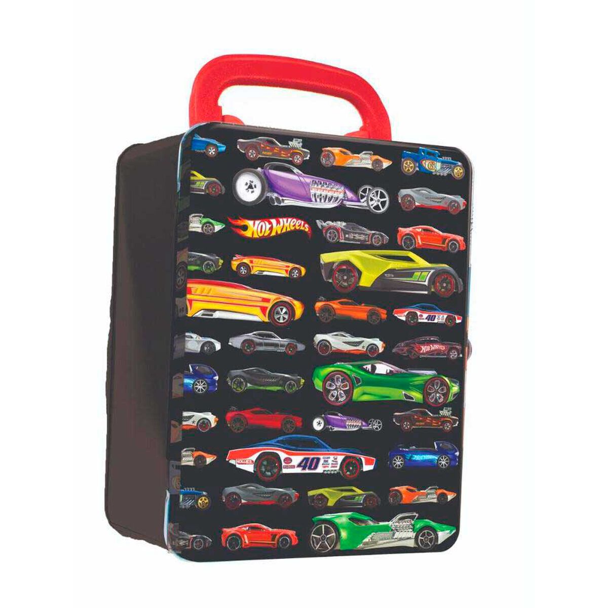 Caja Metalica Porta Autos Hot Wheels