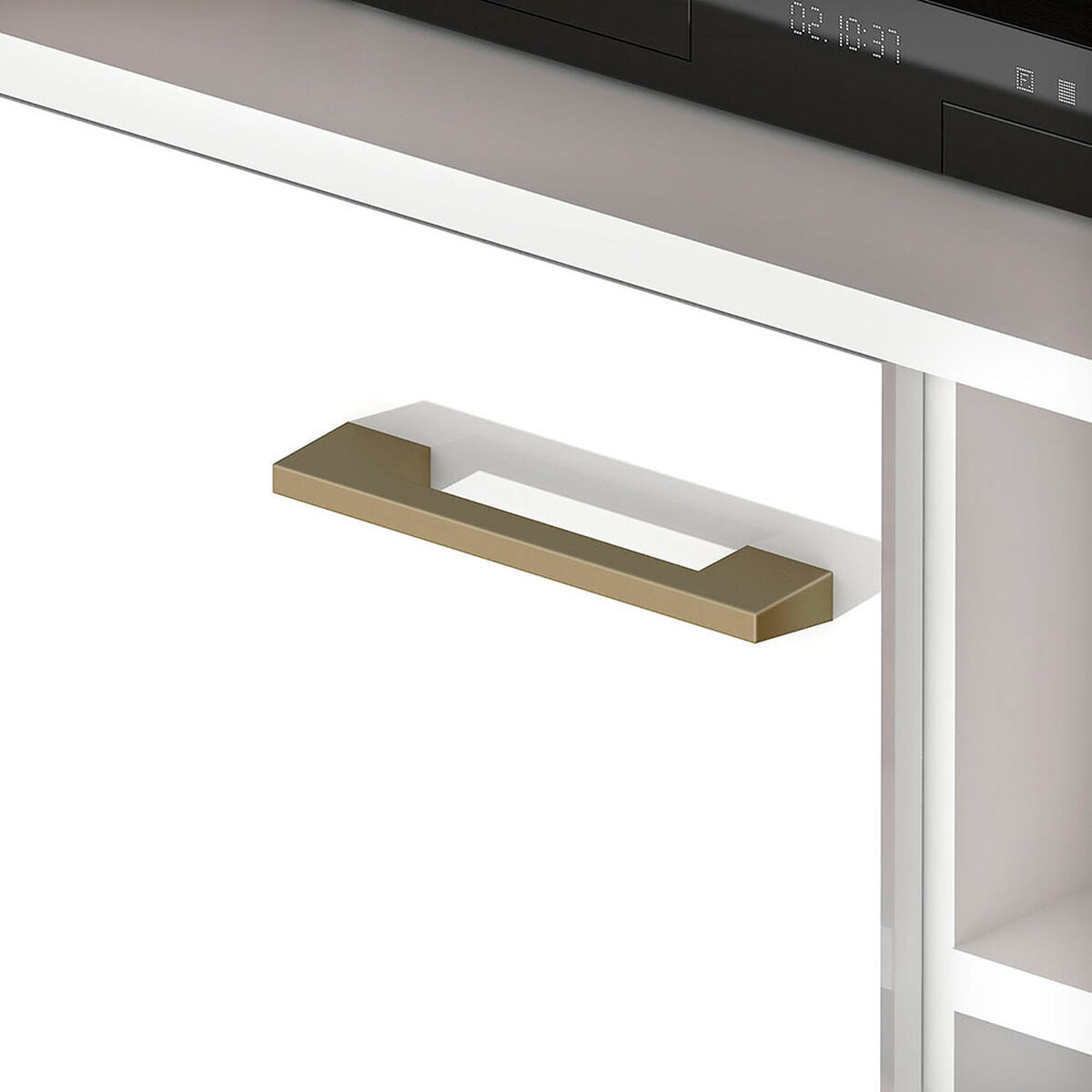 Rack TV Vekkahome Hera Hasta 32" Caf&eacute;