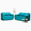 Juego de Living Cabsur Genova 5 Cuerpos Turquesa