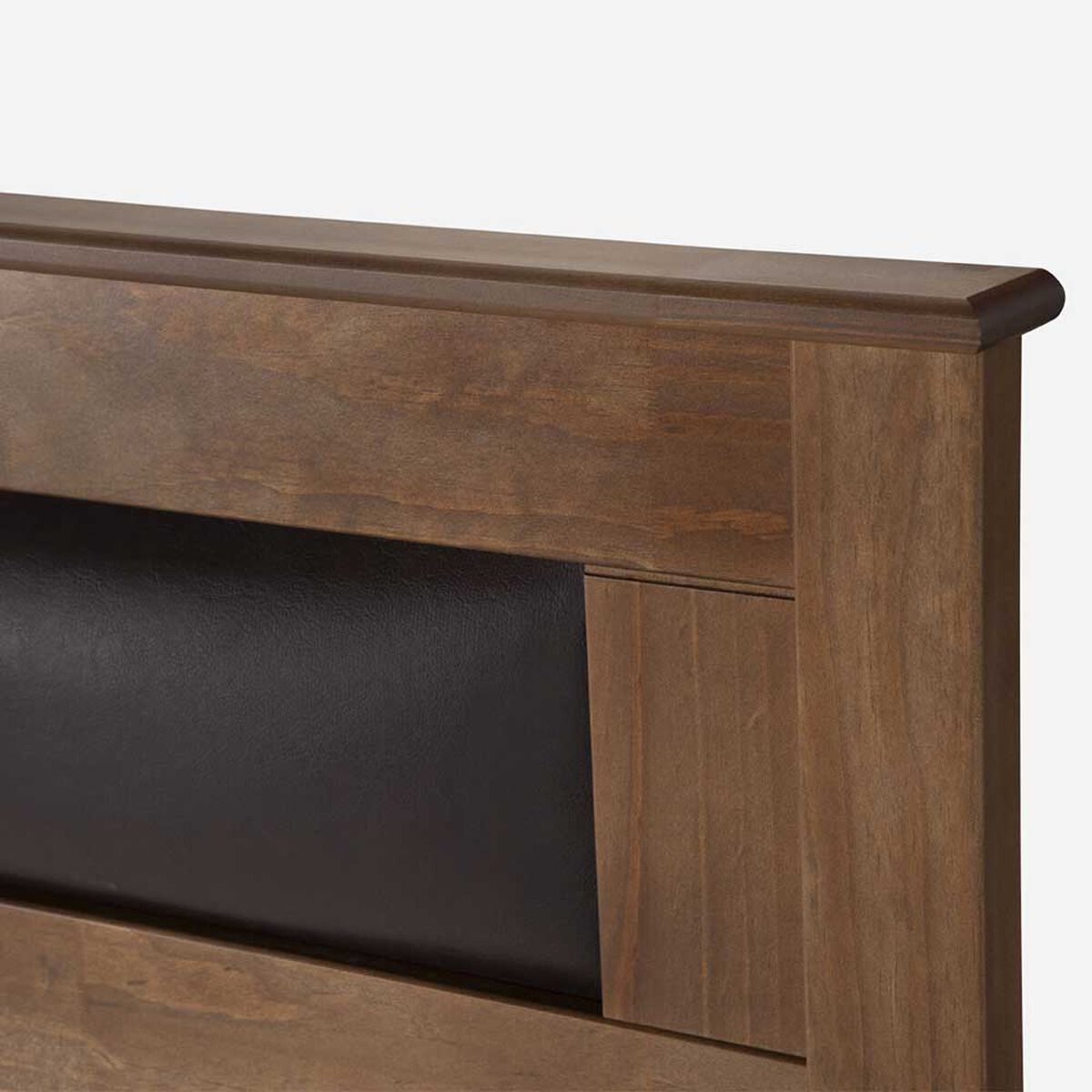 Cama Europea Rosen 2 Plazas Pratta + Respaldo + 2 Veladores Ferrera