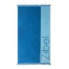 Toalla de Playa Jacquard Zibel Azul 100 x 180 cm