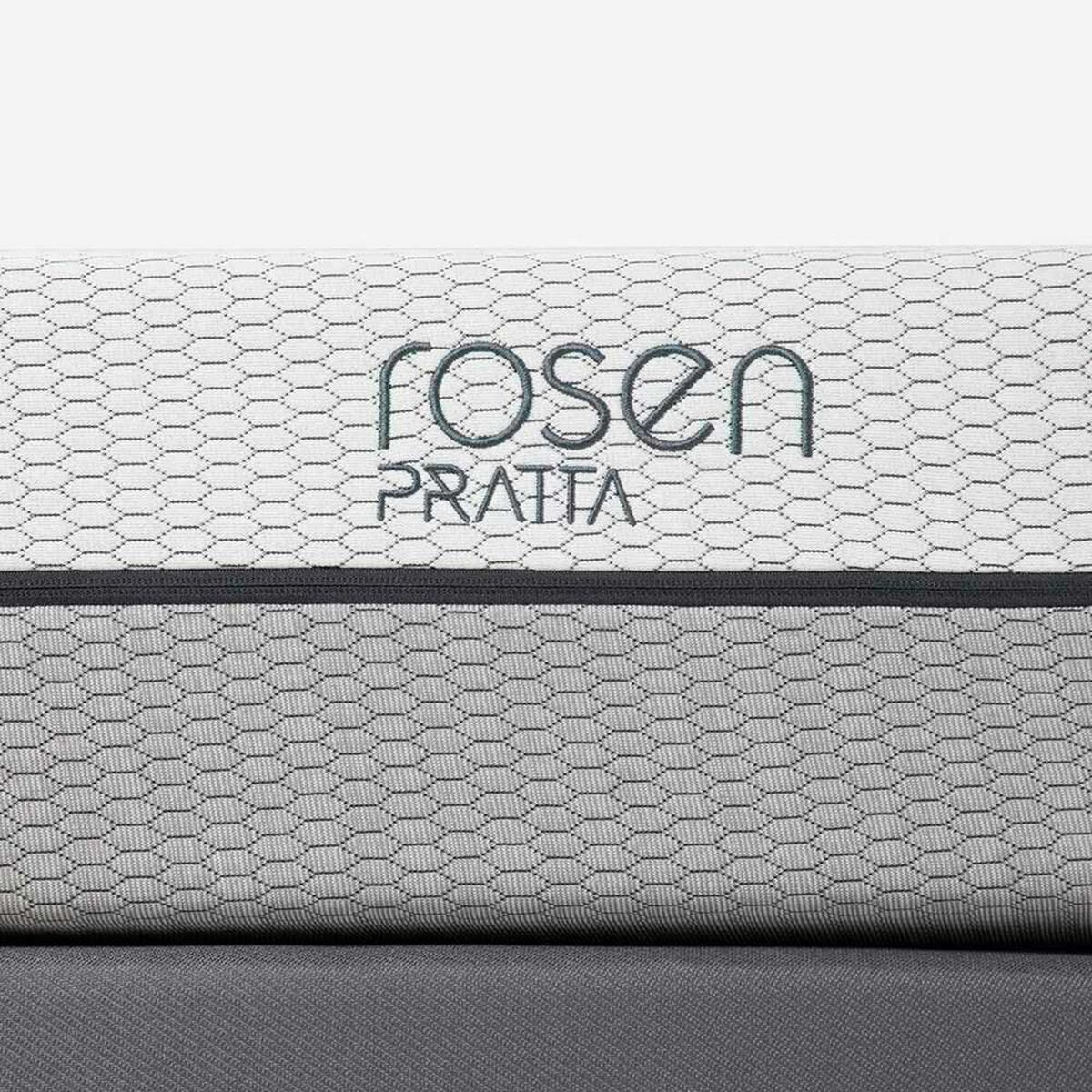 Cama Europea Rosen 1,5 Plazas Pratta + Respaldo + Velador Veneto