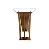 Mesa de Arrimo Living Factory Gaviota Nogal