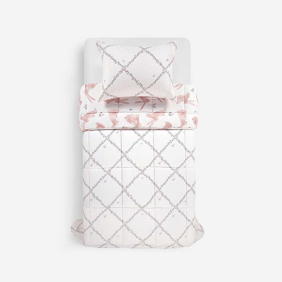 Plumón Rosen 1,5 plazas Kids Bunnies