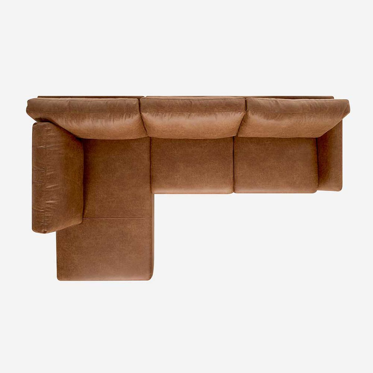 Sofá Seccional Izquierdo Rosen Adana 3 Cuerpos Camel
