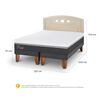 Cama Europea CIC Base Dividida 2 Plazas Ortopedic Advance + Respaldo Gales Alpino