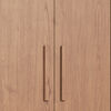 Closet Vekkahome Americano 4 Puertas 2 Cajones Caf&eacute;