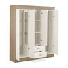 Closet Stanford 6 Puertas 2 Cajones Bicolor