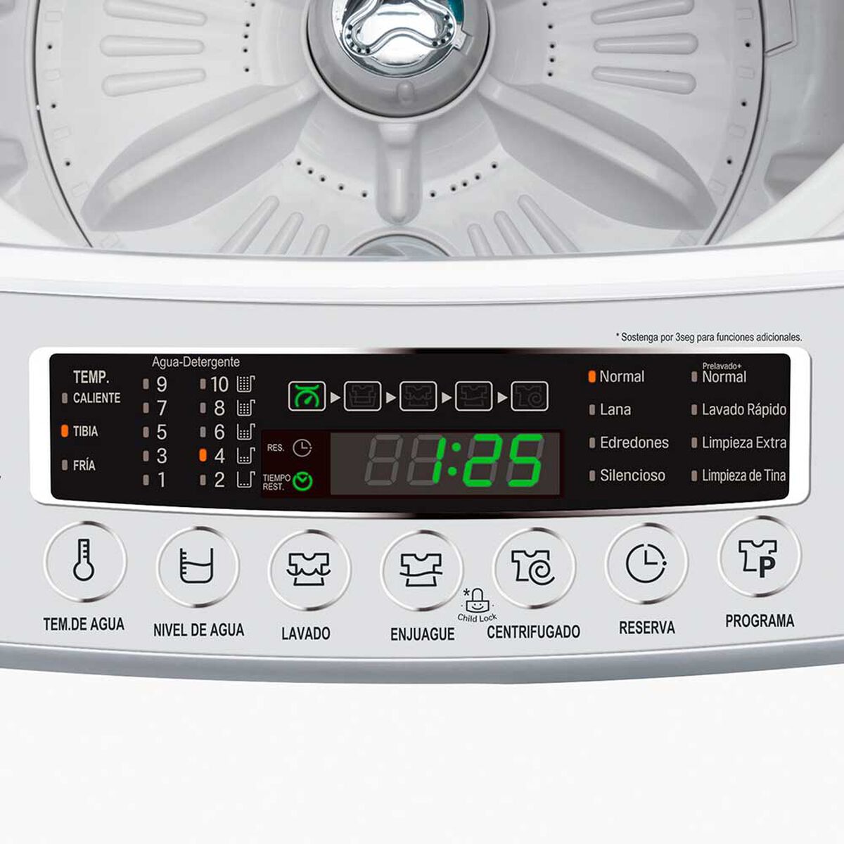Lavadora Automática LG WT16WPB 16 kg.