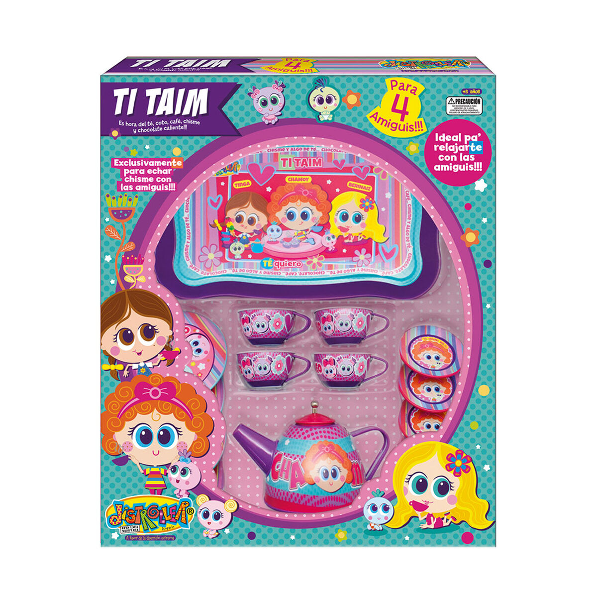 Set de Te Metalico 15 Piezas Distroller