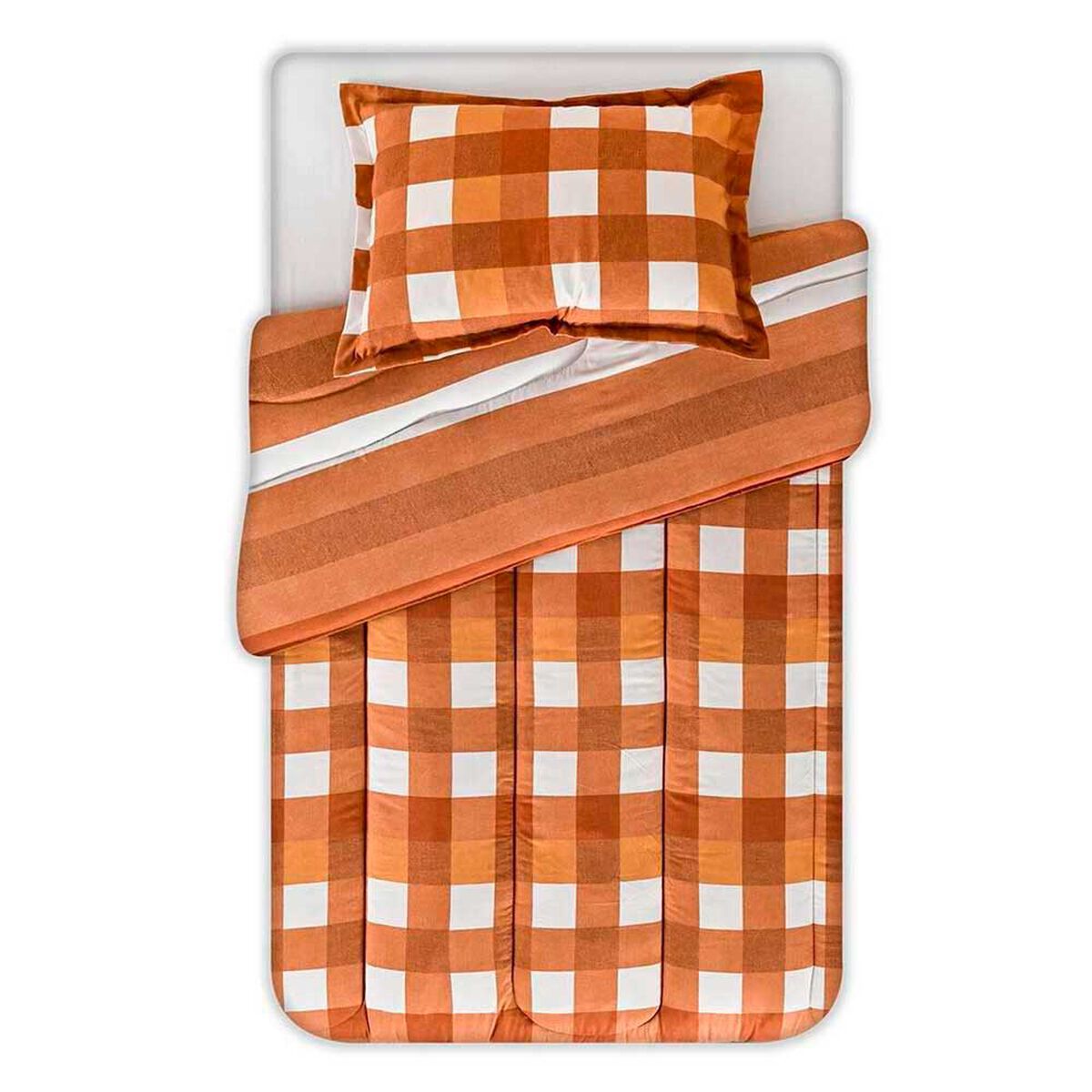 Plum&oacute;n Elements & Co 1,5 Plazas Vichy Naranjo