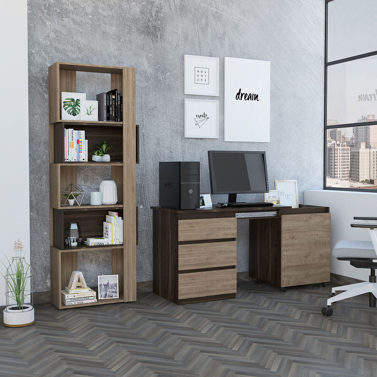 Escritorio Office 10 + Biblioteca TuHome Baltica