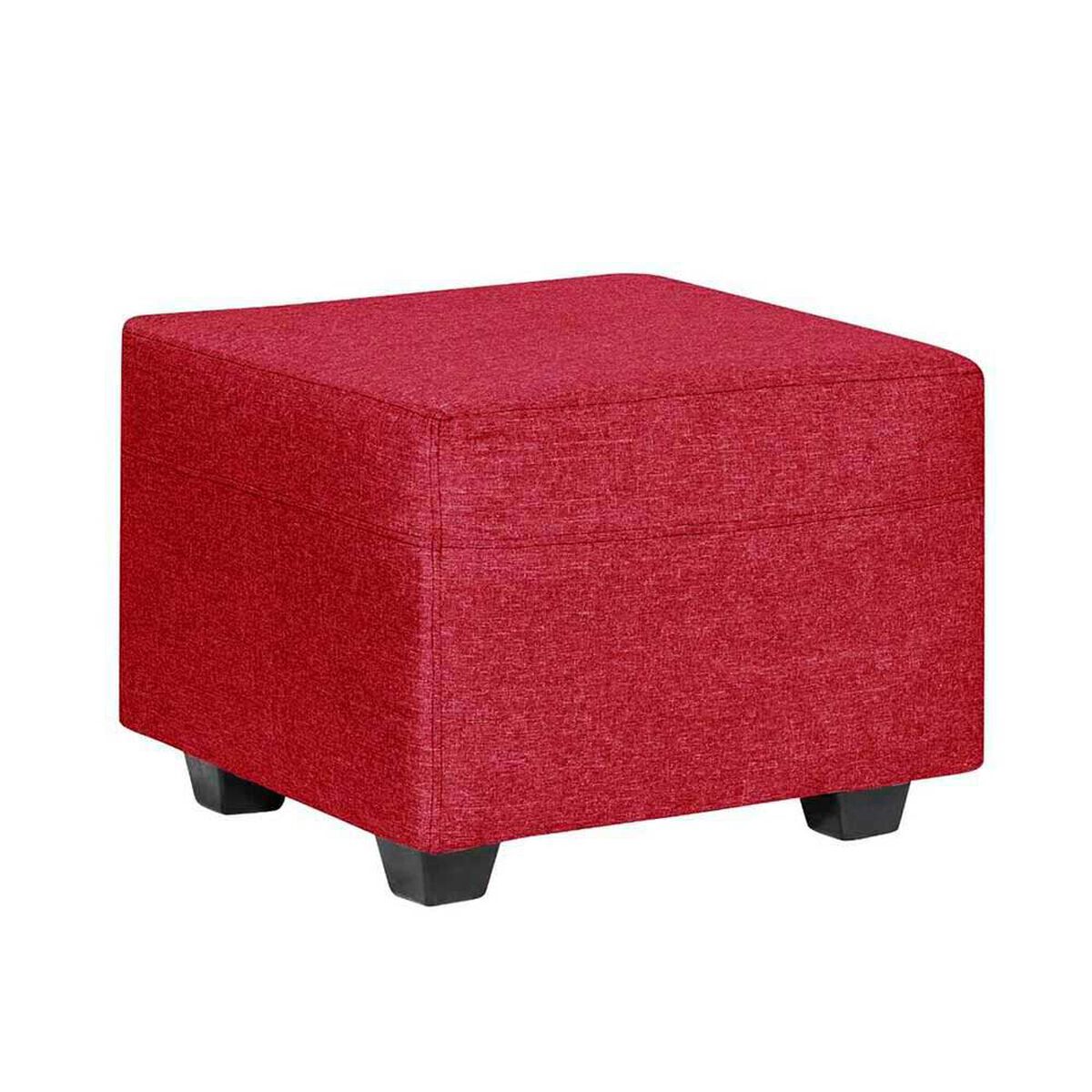 Juego de Living Dise&ntilde;o A&M Home Antonella Sof&aacute; 3 Cuerpos + Butaca 1 Cuerpo + Pouf 1 Cuerpo  Burdeo
