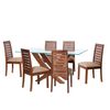 Juego de Comedor Latam Home Alicante 6 Sillas Beige