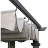 Gazebo Tela Aluminio Retractil Spazzio Roma 3 x 3 mts