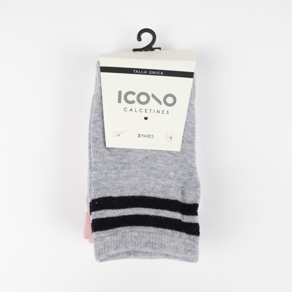 Pack 3 Calcetines Mujer Icono