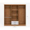 Closet Yardas Isabela 6 Puertas 2 Cajones Freij&oacute; Blanco