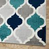 Alfombra Modalfo Florida 160 x 210 cm Turquesa