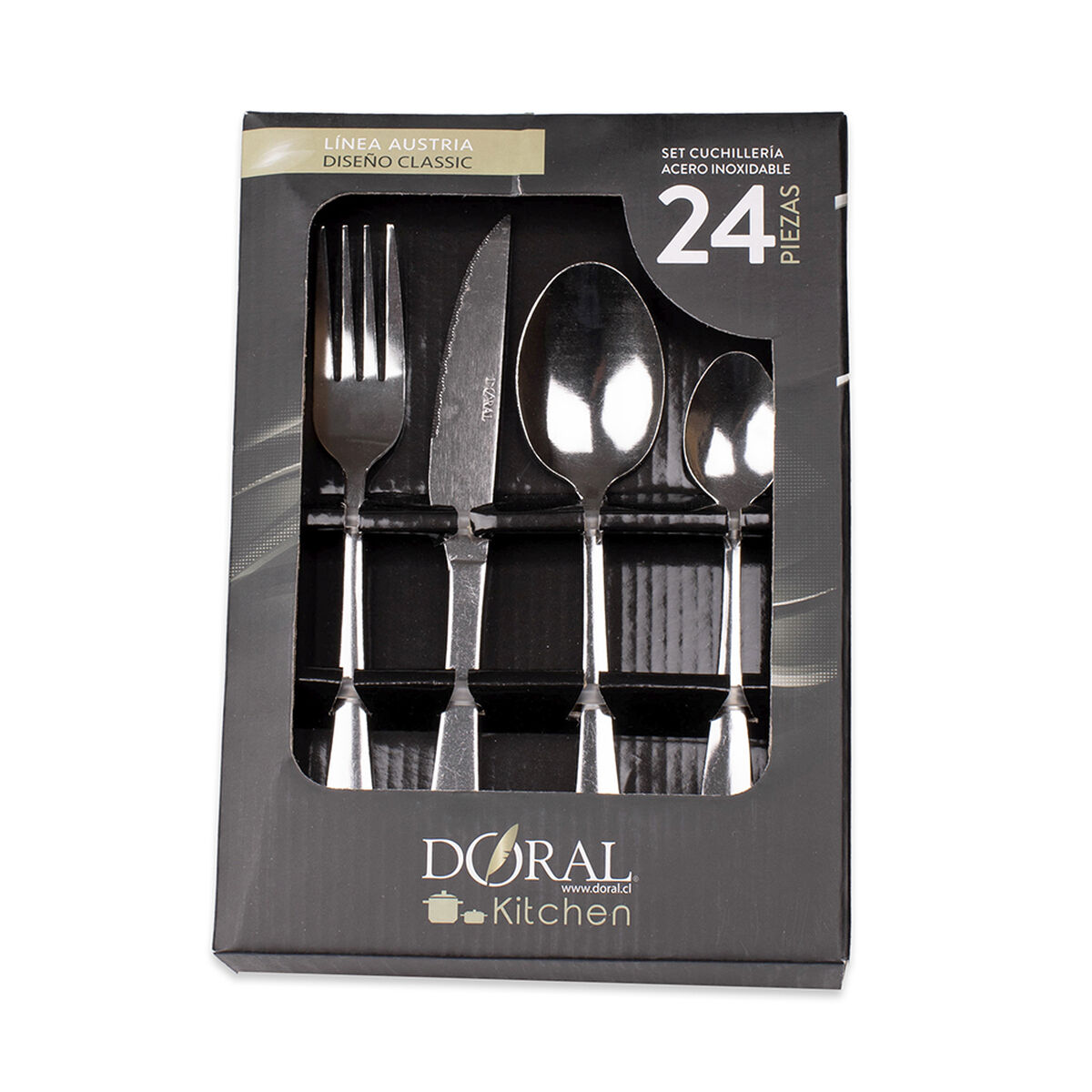 Juego de Cuchillería Doral Austria 24 Piezas