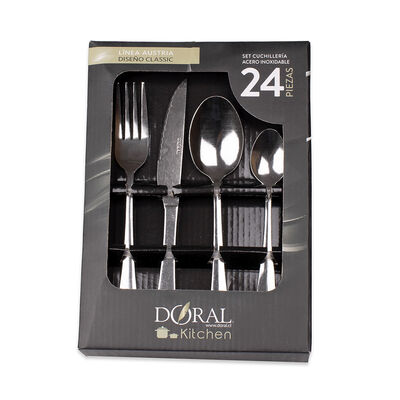 Juego de Cuchillería Doral Austria 24 Piezas
