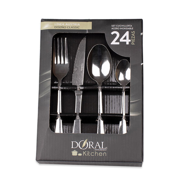 Juego de Cuchillería Doral Austria 24 Piezas