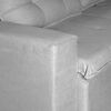 Sof&aacute; Retr&aacute;ctil Reclinable Mons Magnum 3 Cuerpos Boucl&eacute; Cinza