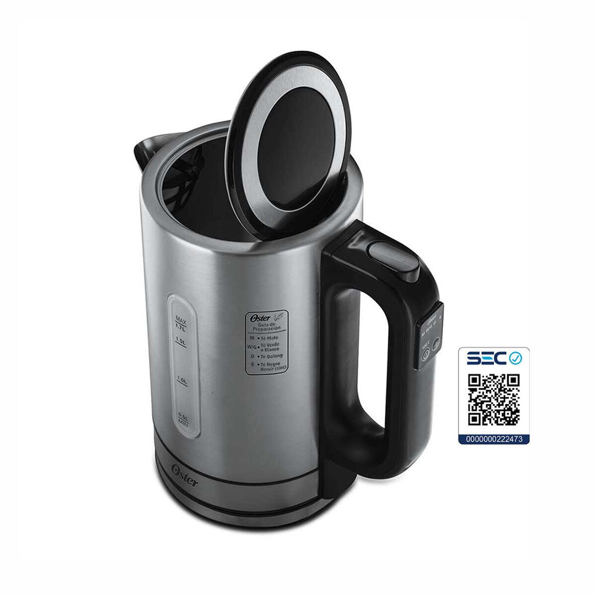 Hervidor Eléctrico Oster BVSTKT8970052 1,7 lt.