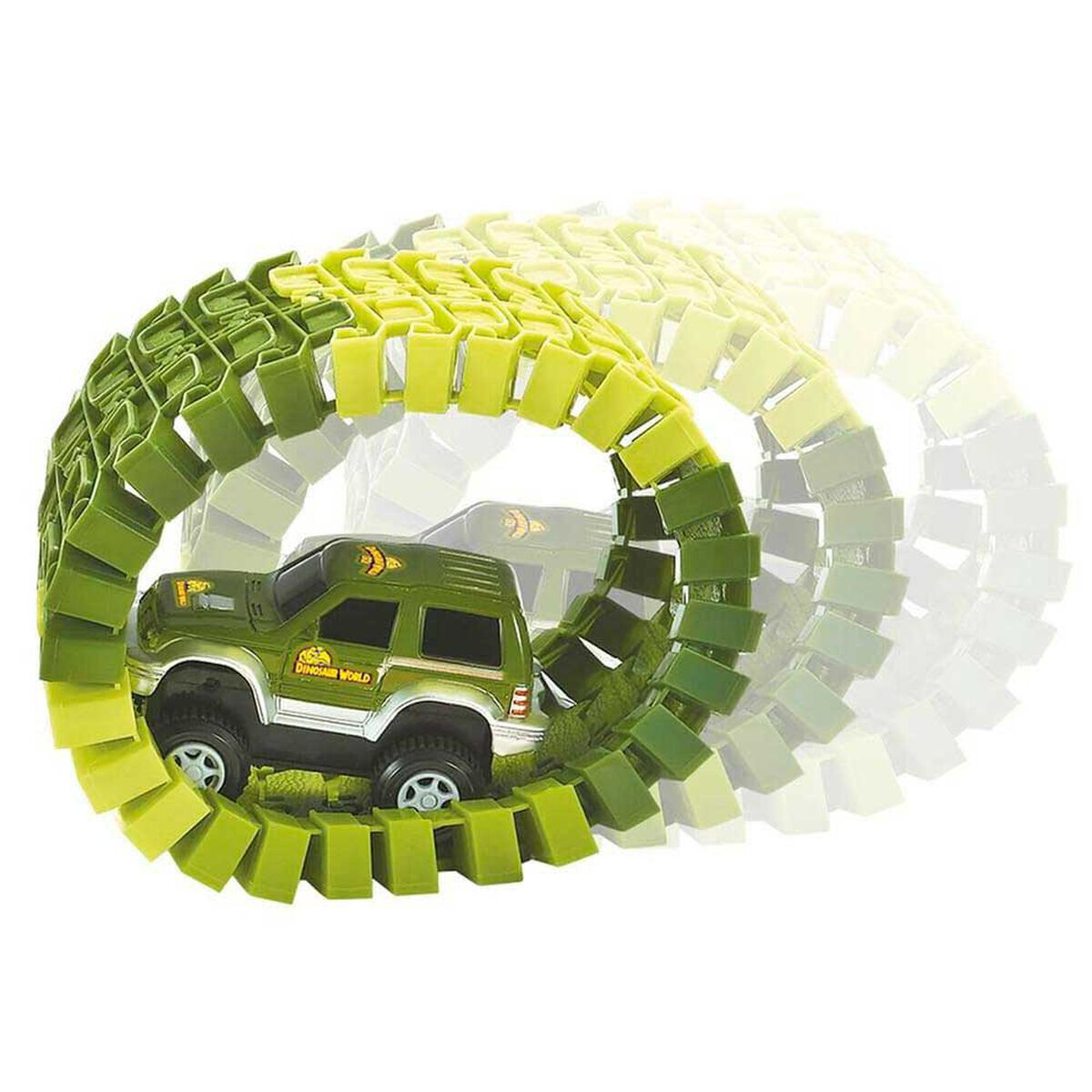 Pista de Autos con Dos Dinosaurios Ultrax