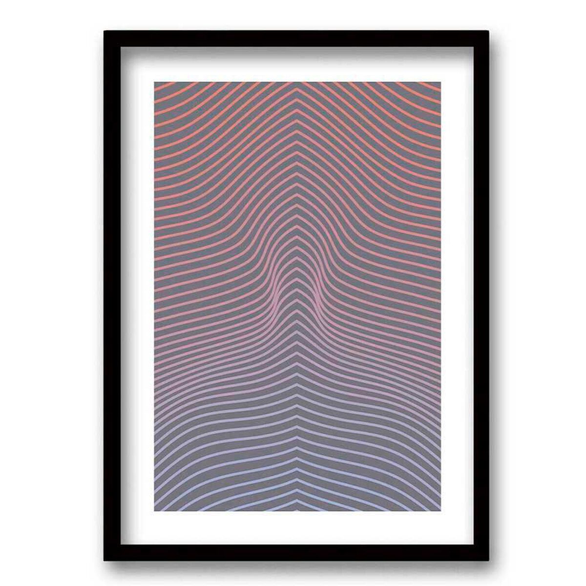 Cuadro Decorativo Retela Line Pink 50 x 35 cm