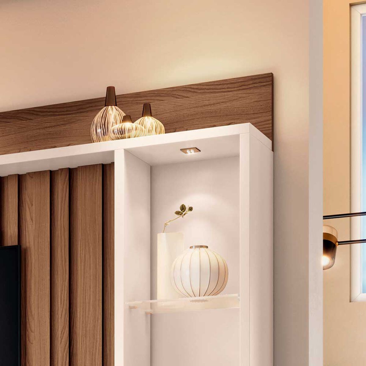 Home TV Onessta Titan Café y Blanco